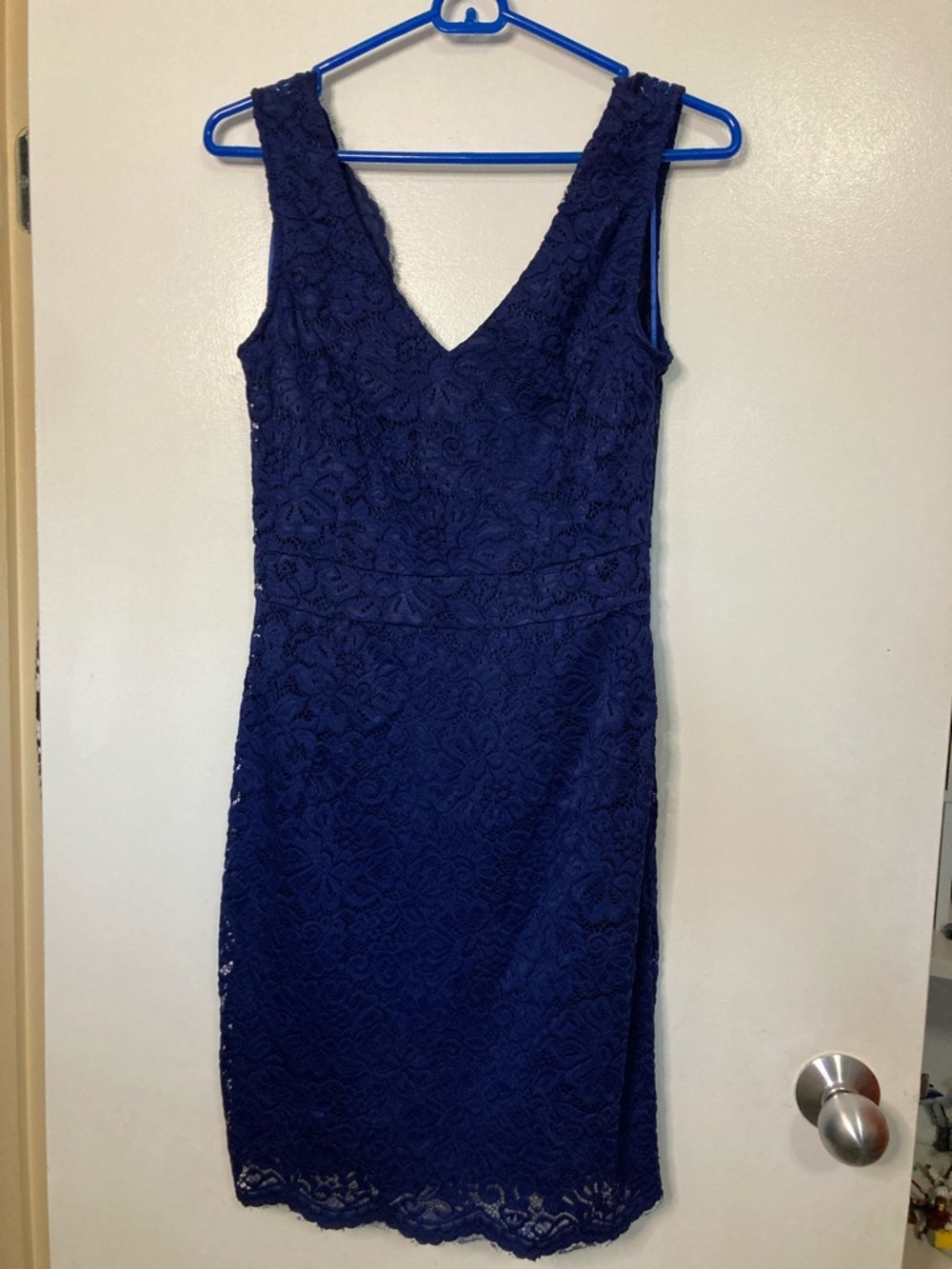 Only One Women’s Dress Lace Blue 38 Medium
